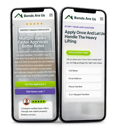Home loan support on mobile devices